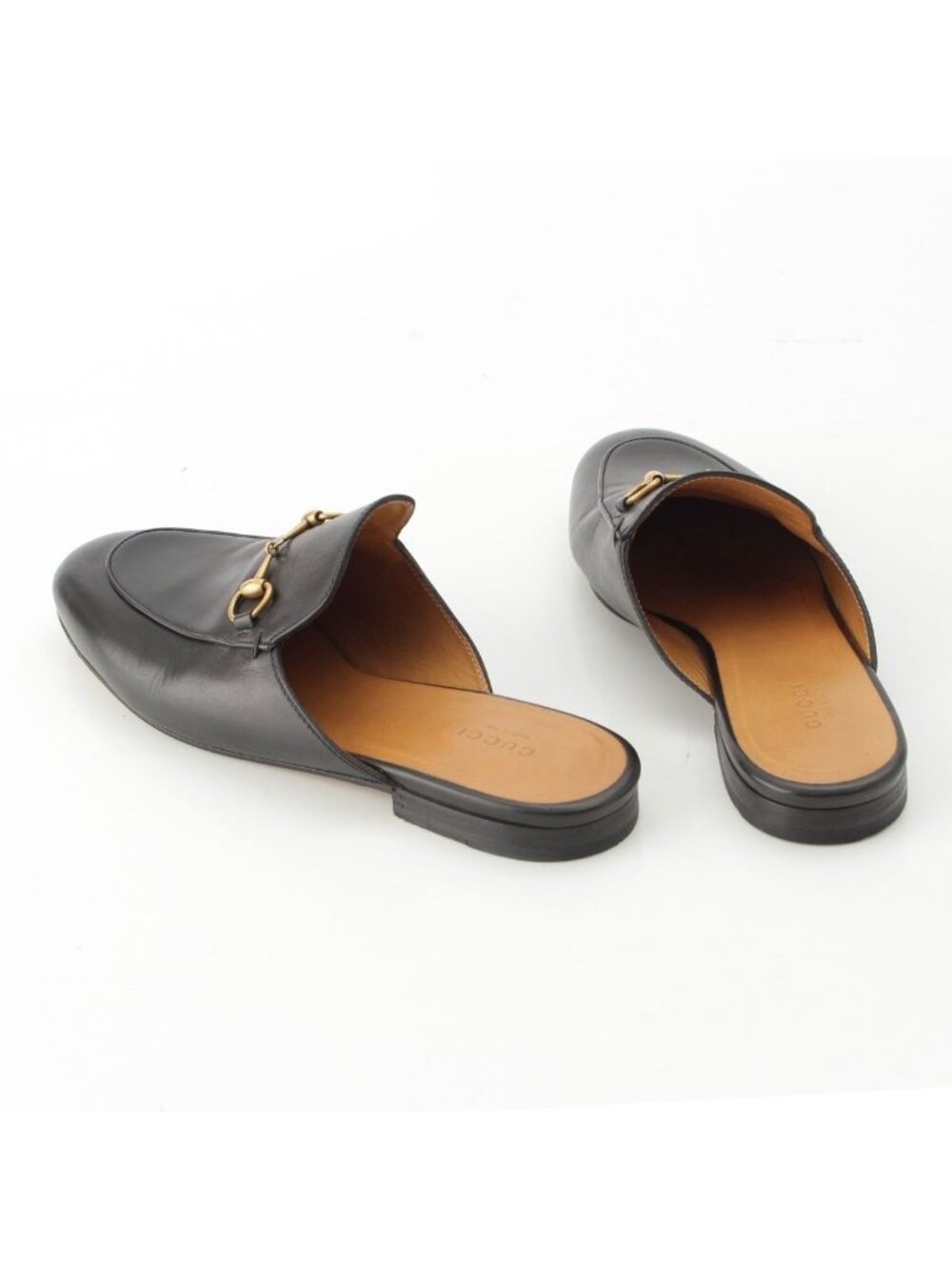 Gucci Horsebit Slippers Shoes Black - Picture 4 of 10
